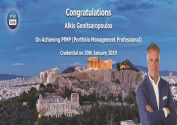 Congratulations Alkis on Achieving PfMP..!